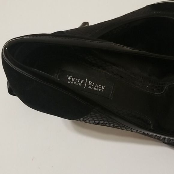 WHBM leather & suede heels - Picture 6 of 7